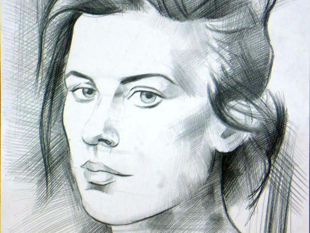 35 x 50 cm women portrait